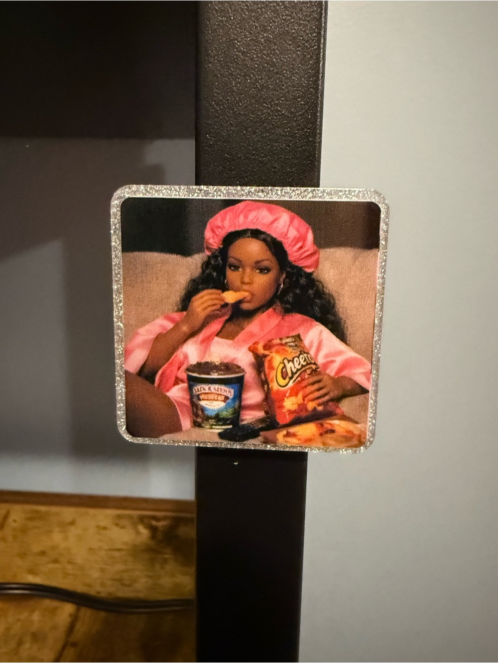 Barbie Snackin’ and Chillin’ Acrylic Magnet